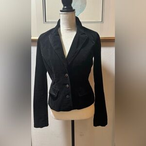 Vintage Calvin Klein Jeans Black Corduroy fitted blazer jacket